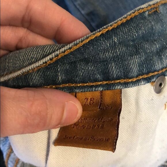 James Preserved Denim Jeans Size 28 - Picture 4 of 6